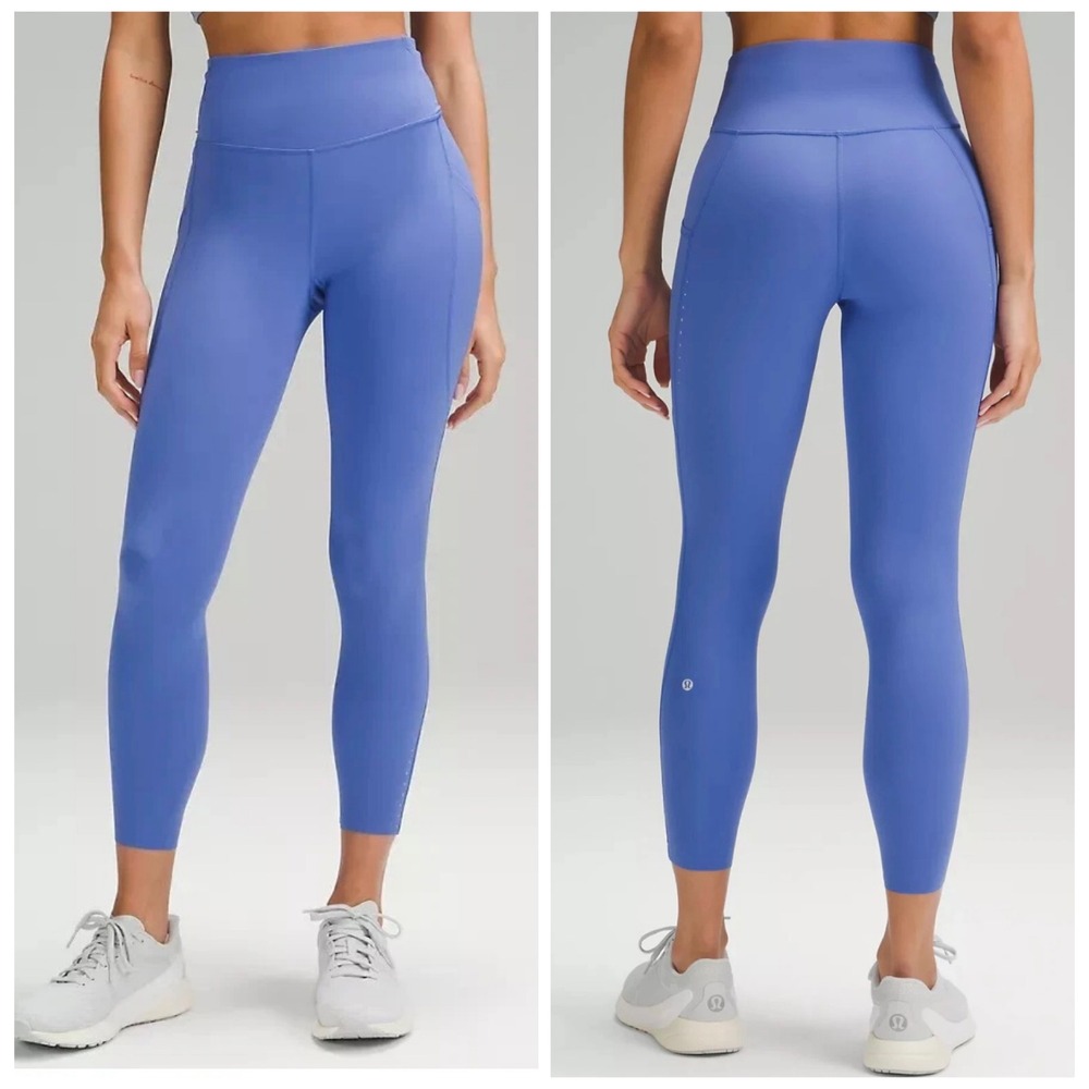 Lululemon Fast and Free Reflective High-Rise Tight 25 Wild Indigo Nulux Size 2